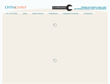 Tablet Screenshot of orthocenter.com.co